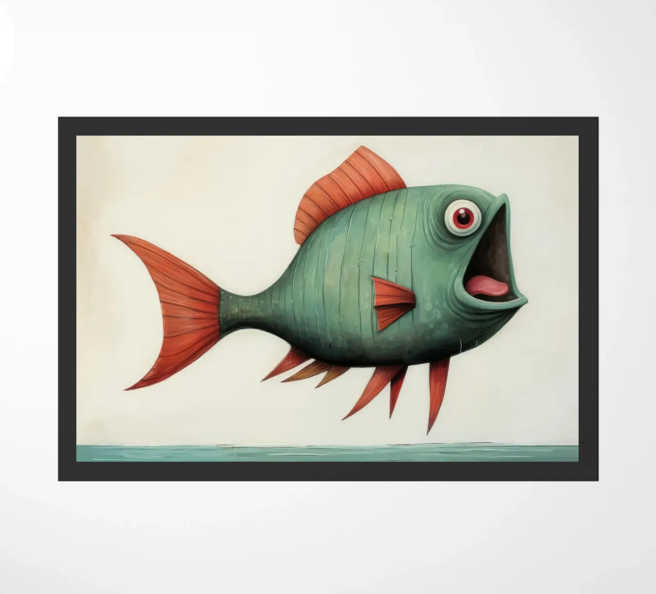 Piranha minimo 4 zerbino da Minimal Animal Art