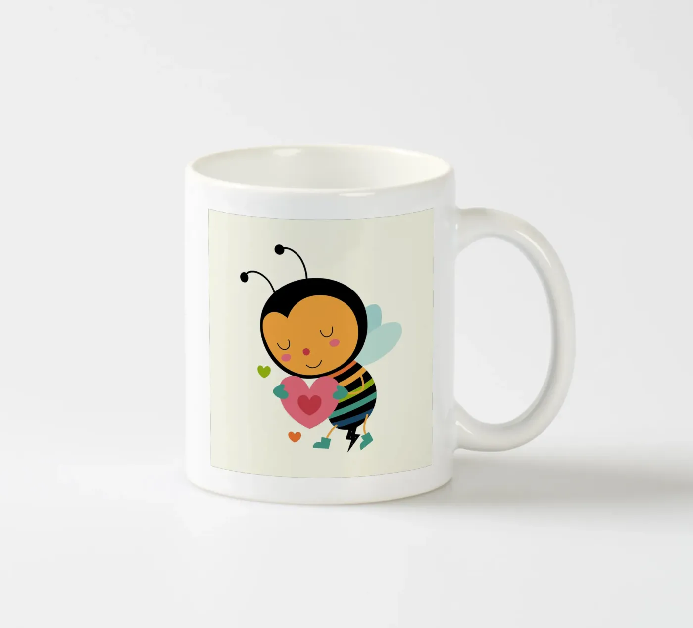Bee Mine ceramic mug by Andy Westface