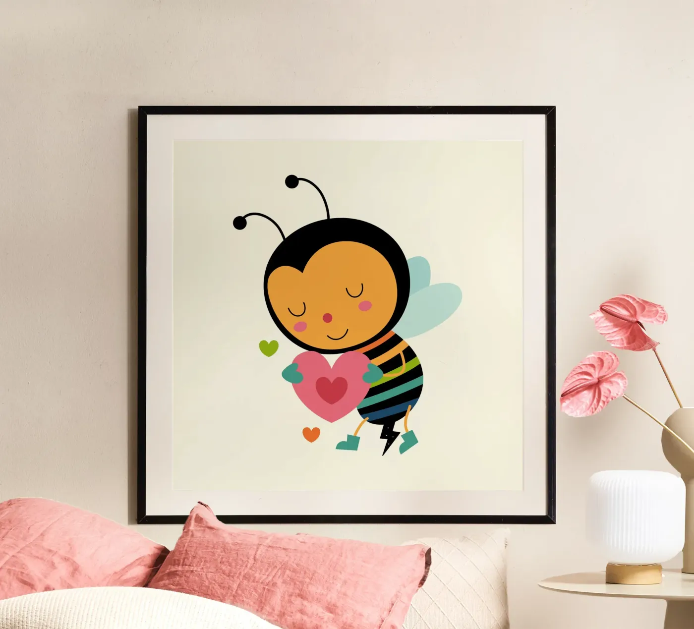 Bee Mine Poster von Andy Westface