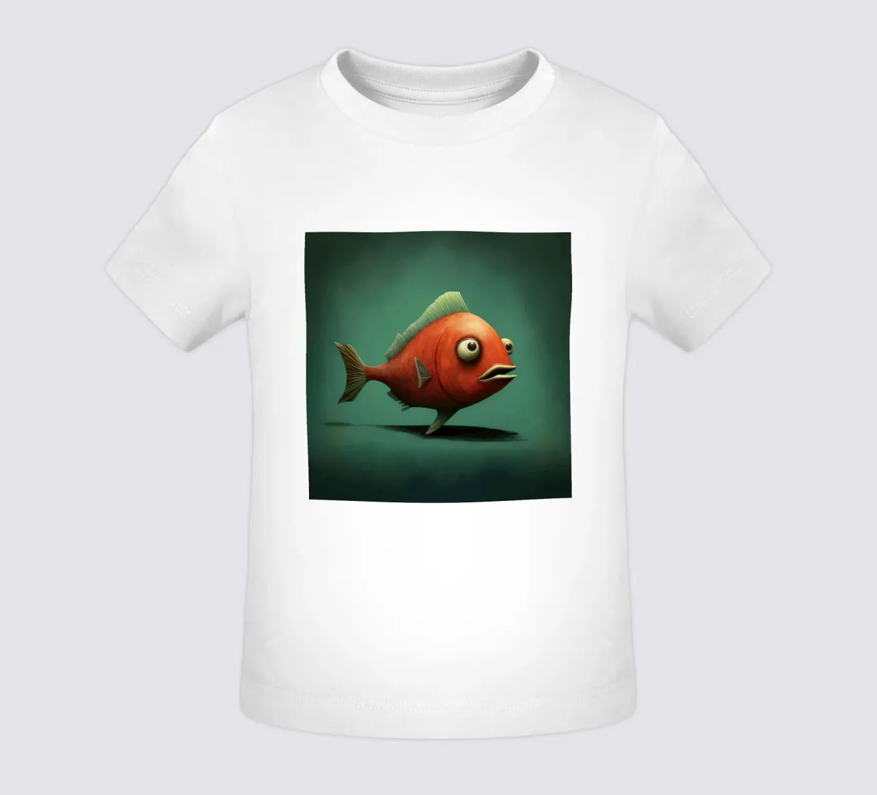 Piranha minimo 1 maglietta neonato da Minimal Animal Art