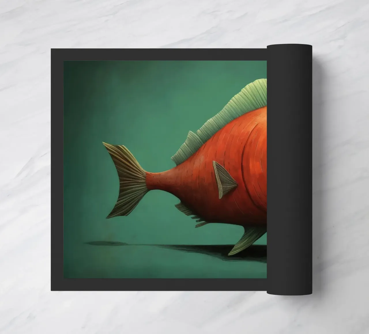 Piranha minimo 1 zerbino da Minimal Animal Art