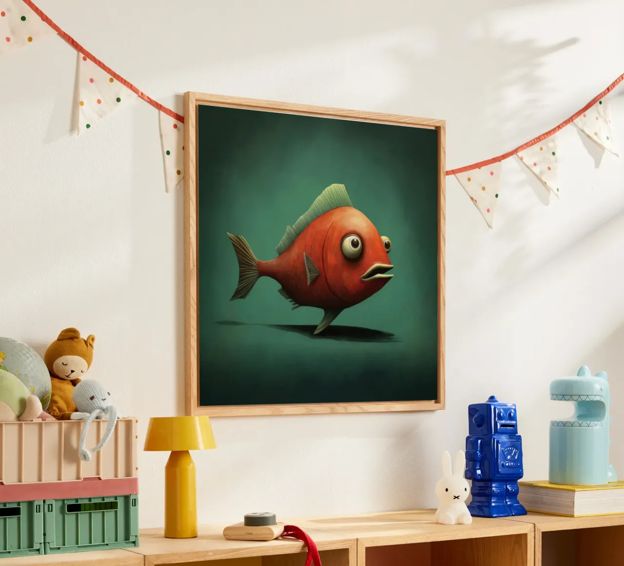 Piranha minimo 1 plexiglass da Minimal Animal Art