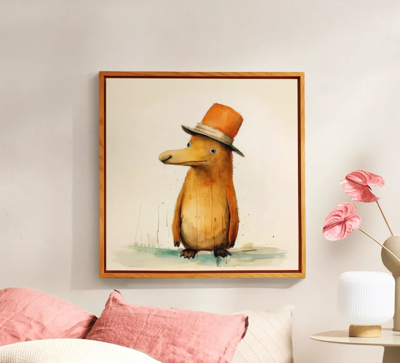 Minimal Platypus plexiglass da Minimal Animal Art