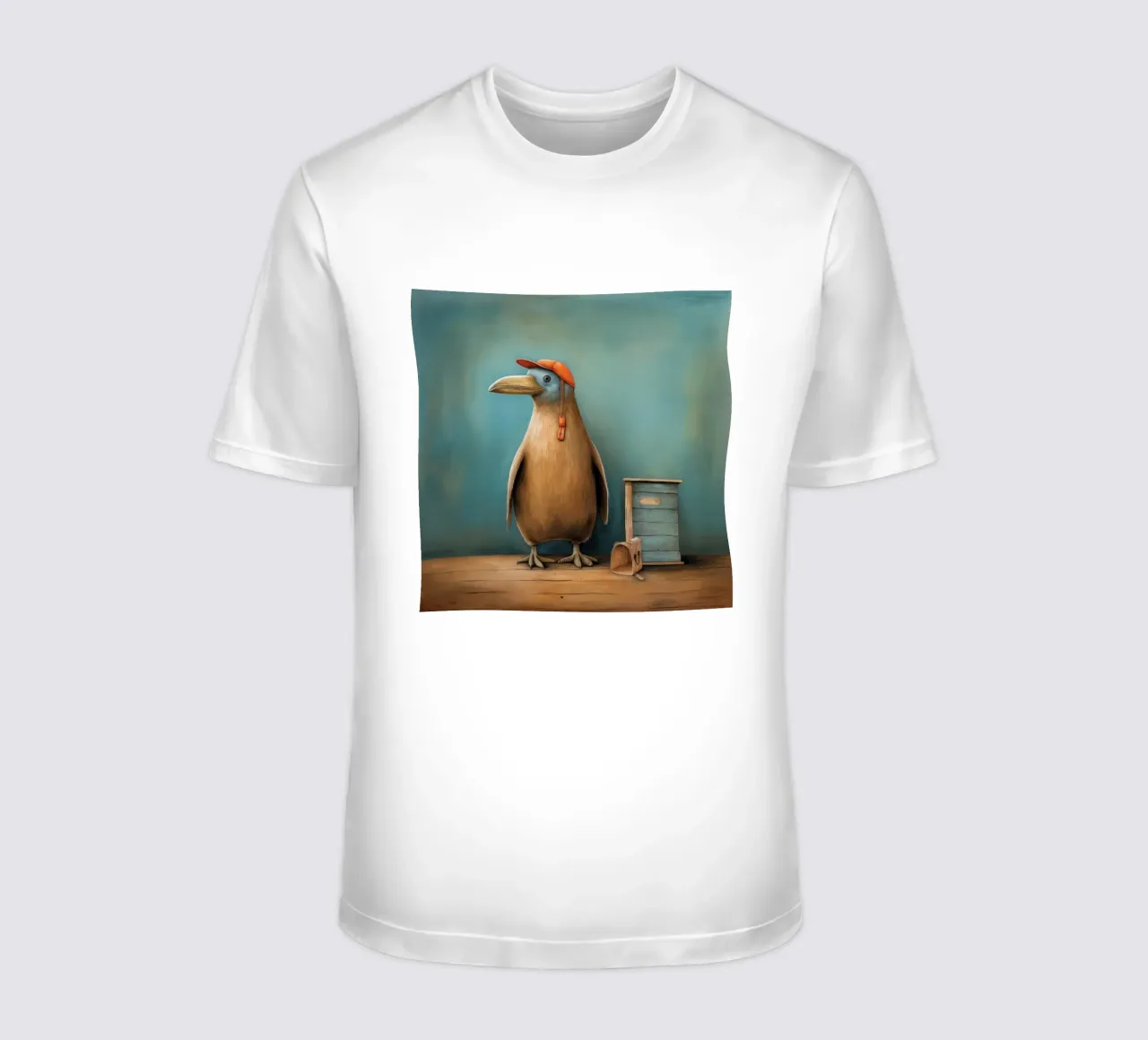 Ornitorinco minimo 3 t-shirt da Minimal Animal Art