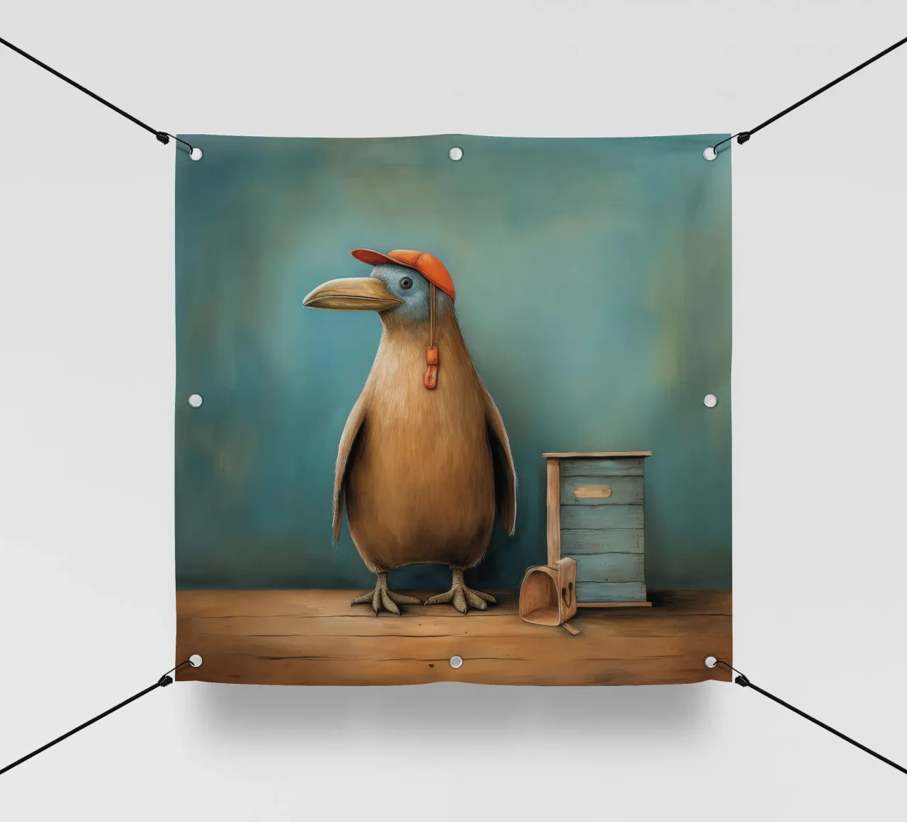 Ornitorinco minimo 3 telo in pvc da Minimal Animal Art