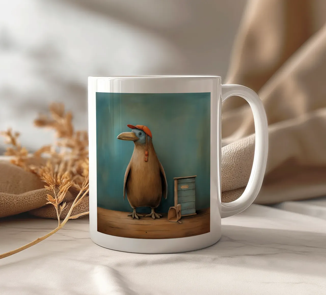 Ornitorinco minimo 3 tazza in ceramica da Minimal Animal Art