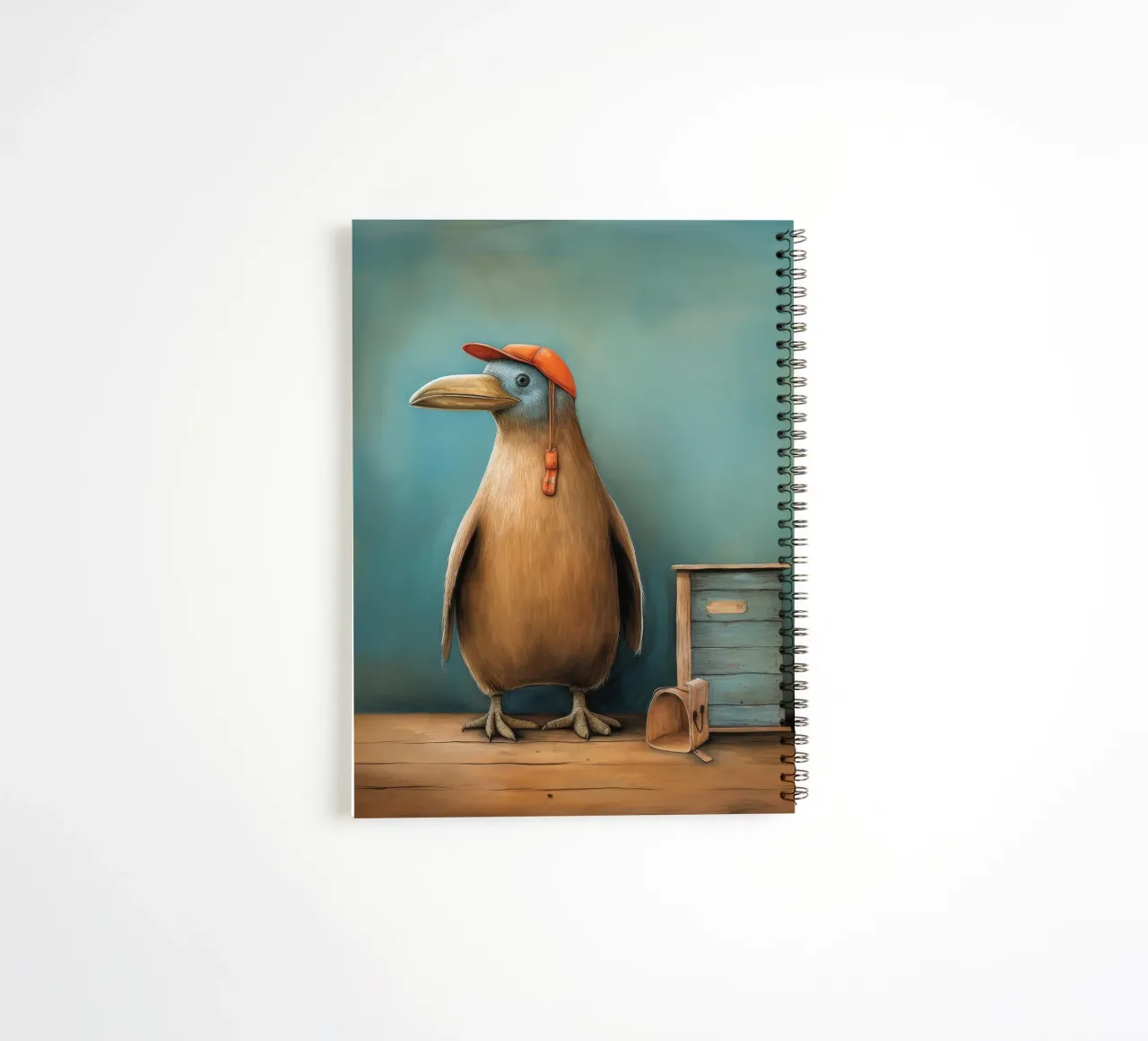 Minimal Platypus 3 spiral notebook by Minimal Animal Art