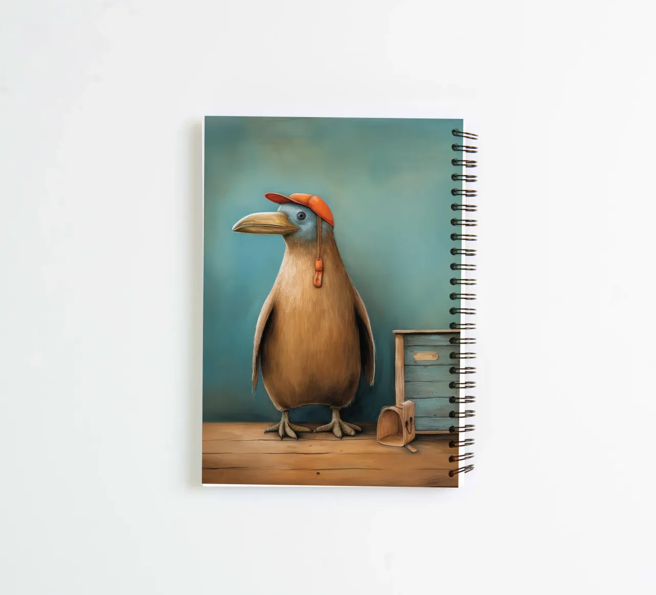 Minimal Platypus 3 spiral notebook by Minimal Animal Art