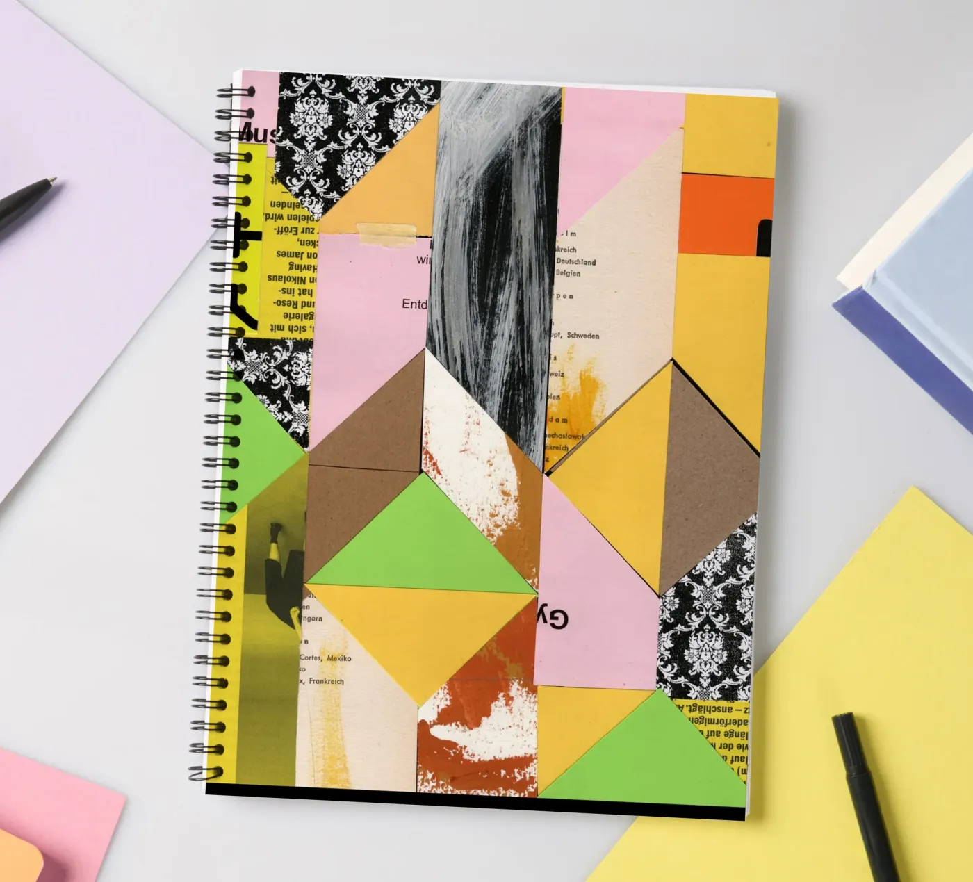 Pattern Recognition spiral notebook by Marko Köppe