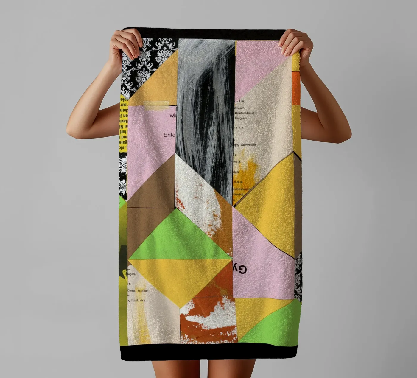 Pattern Recognition badhanddoek van Marko Köppe