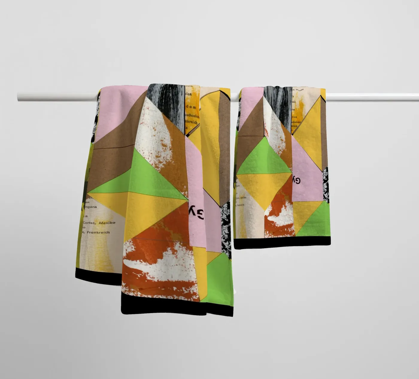 Pattern Recognition badhanddoek van Marko Köppe