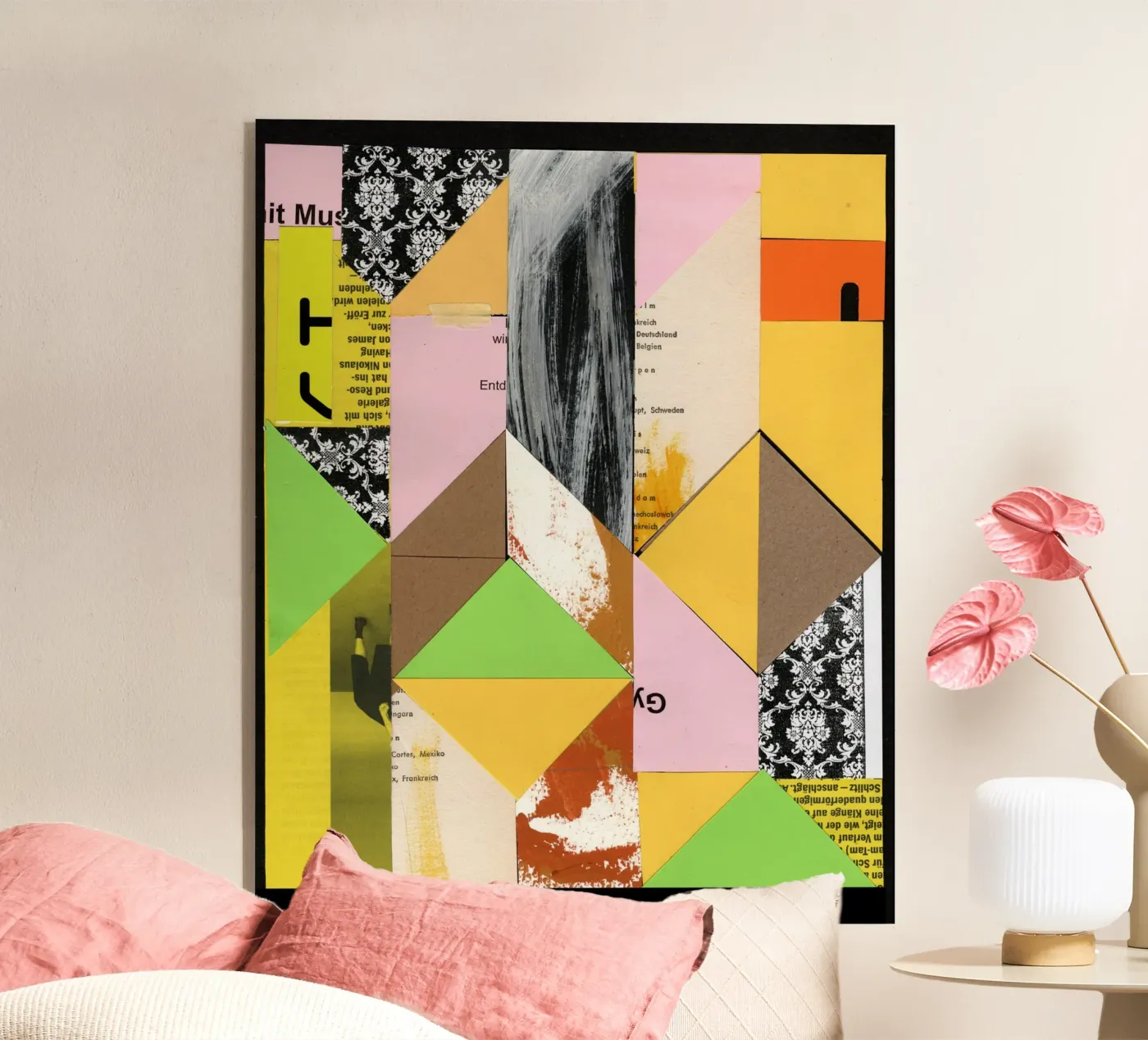 Pattern Recognition acryl van Marko Köppe