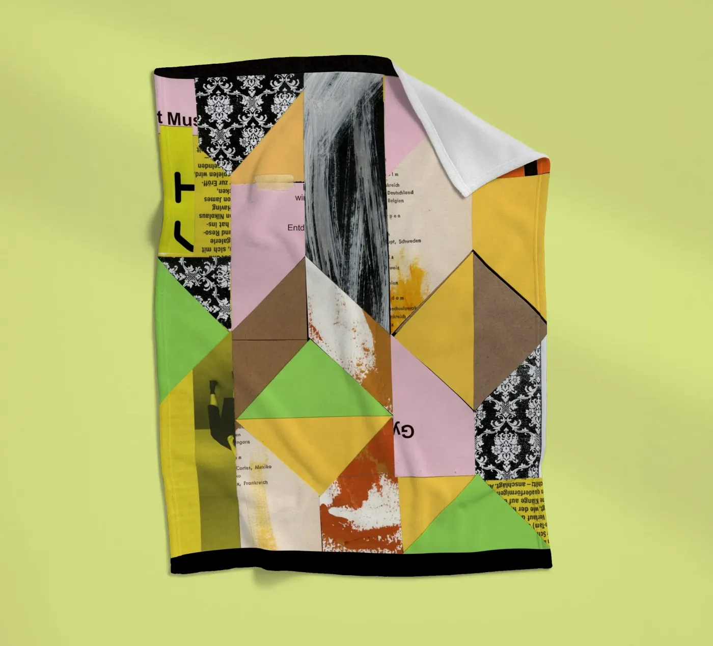Pattern Recognition fleece blanket by Marko Köppe
