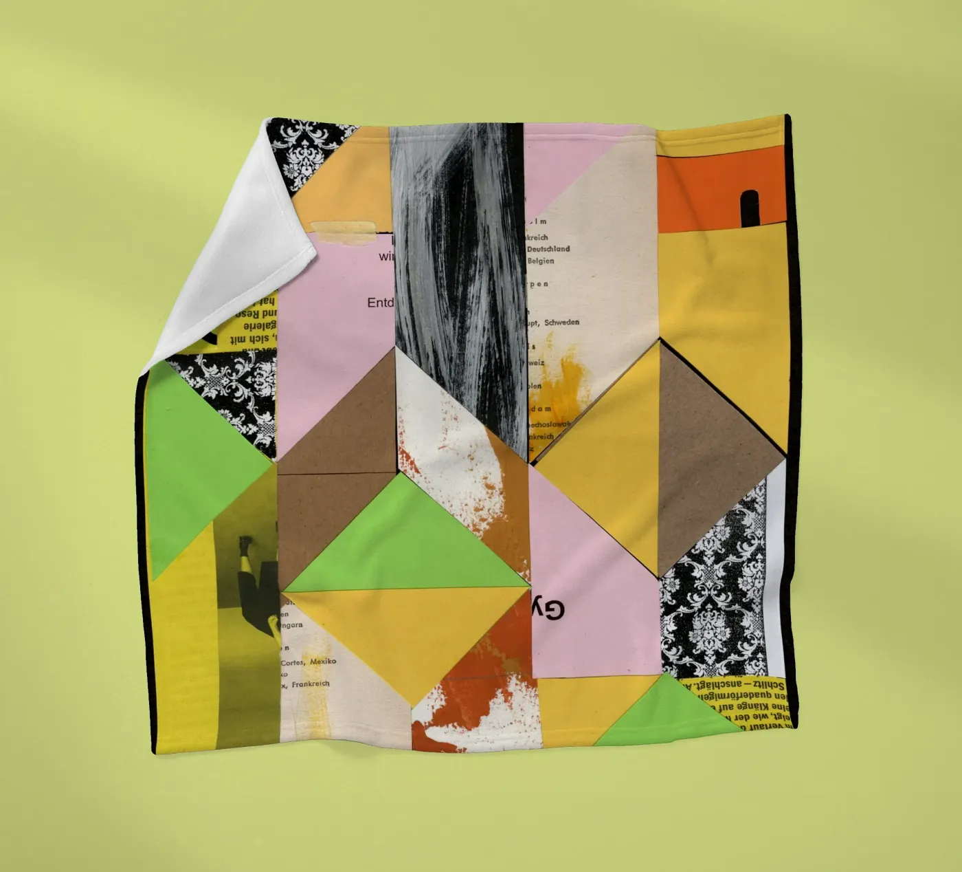Pattern Recognition fleece blanket by Marko Köppe
