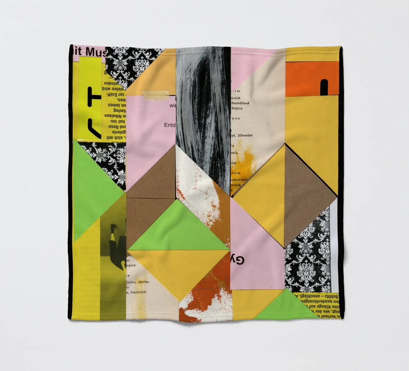 Pattern Recognition fleece blanket by Marko Köppe