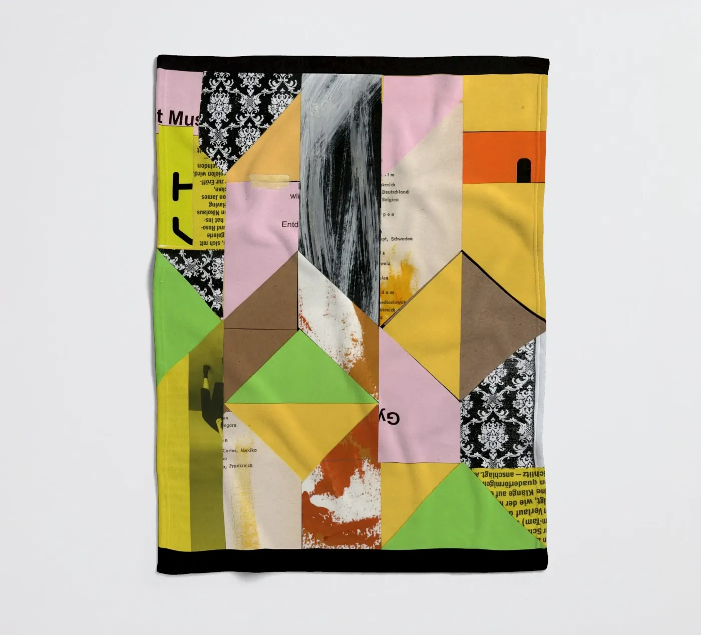 Pattern Recognition fleece blanket by Marko Köppe