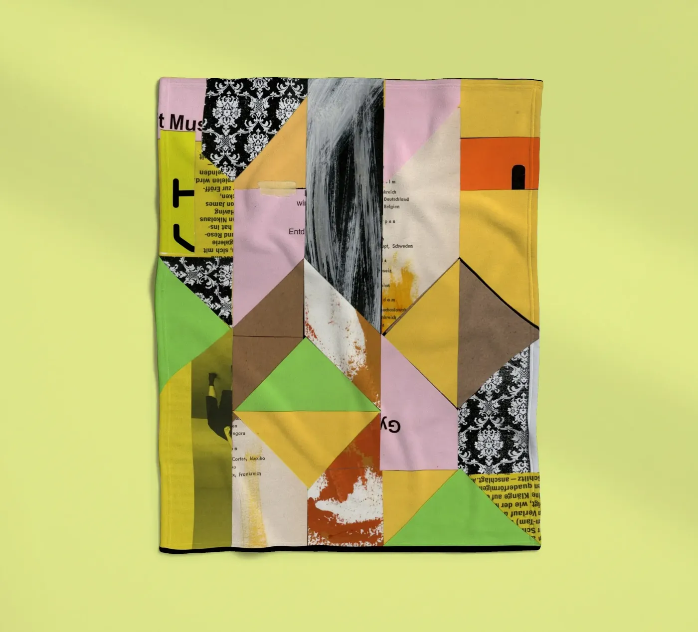 Pattern Recognition fleece blanket by Marko Köppe