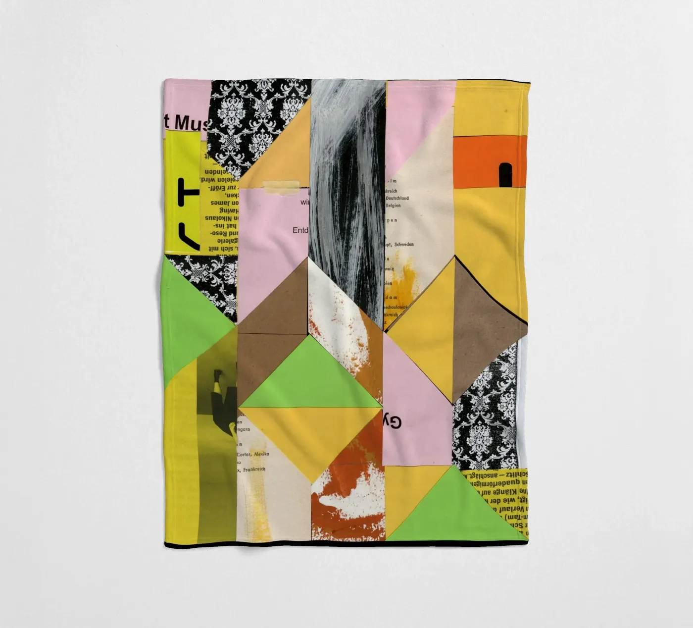 Pattern Recognition fleece blanket by Marko Köppe