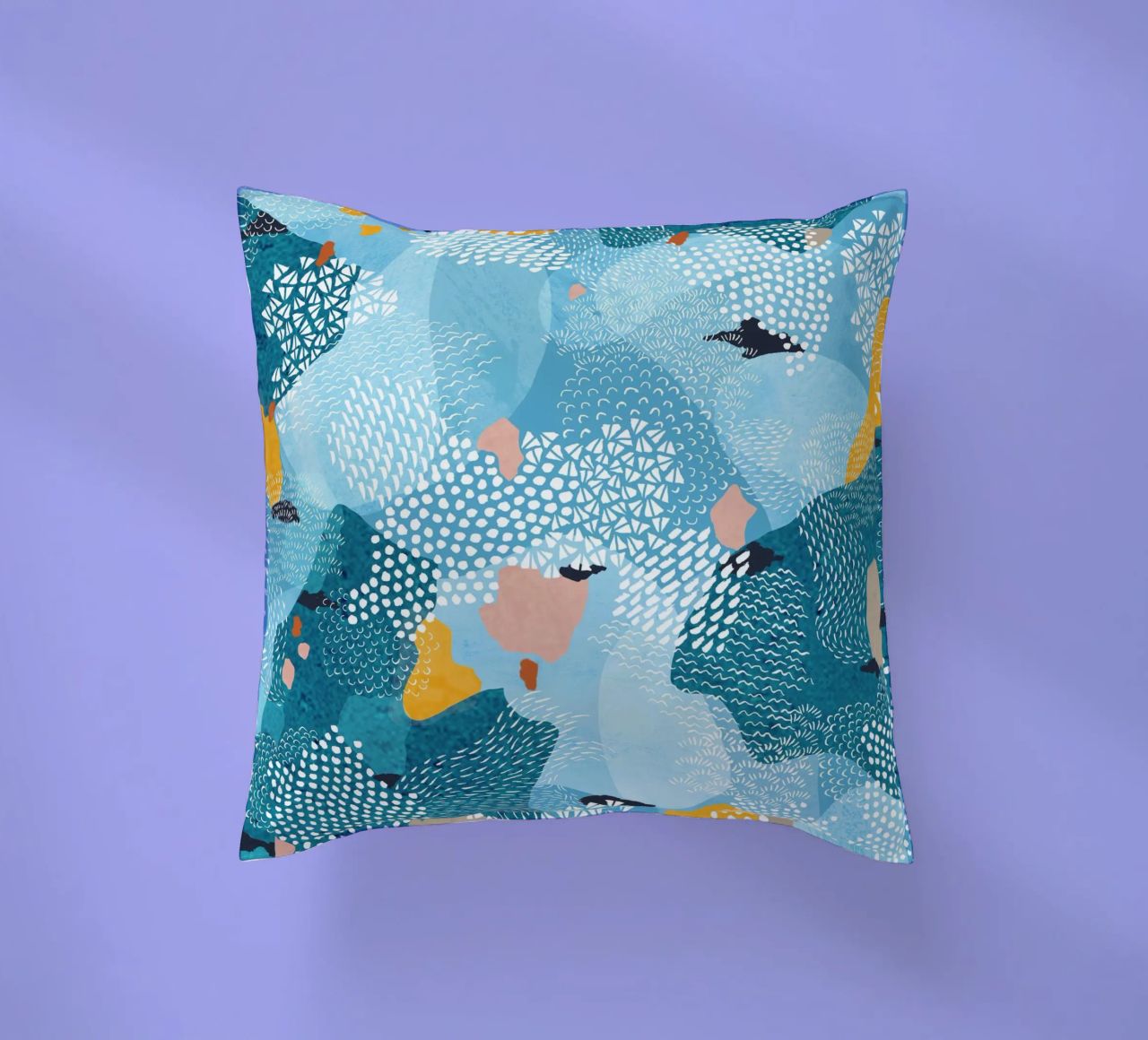 Calm decorative cushion by Laura O'Connor