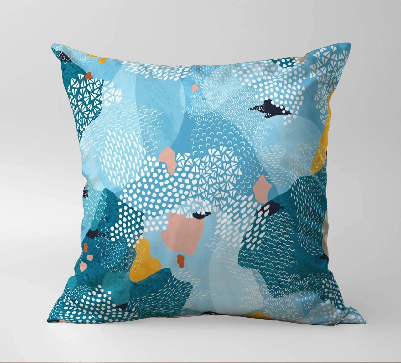 Calm decorative cushion by Laura O'Connor