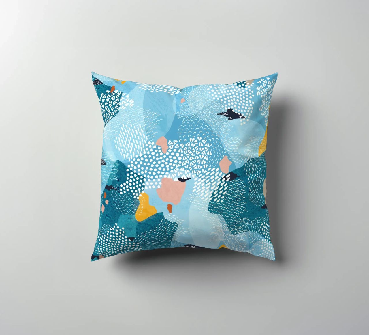 Calm decorative cushion by Laura O'Connor