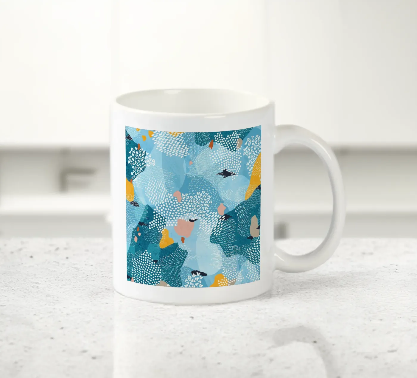 Calm ceramic mug by Laura O'Connor