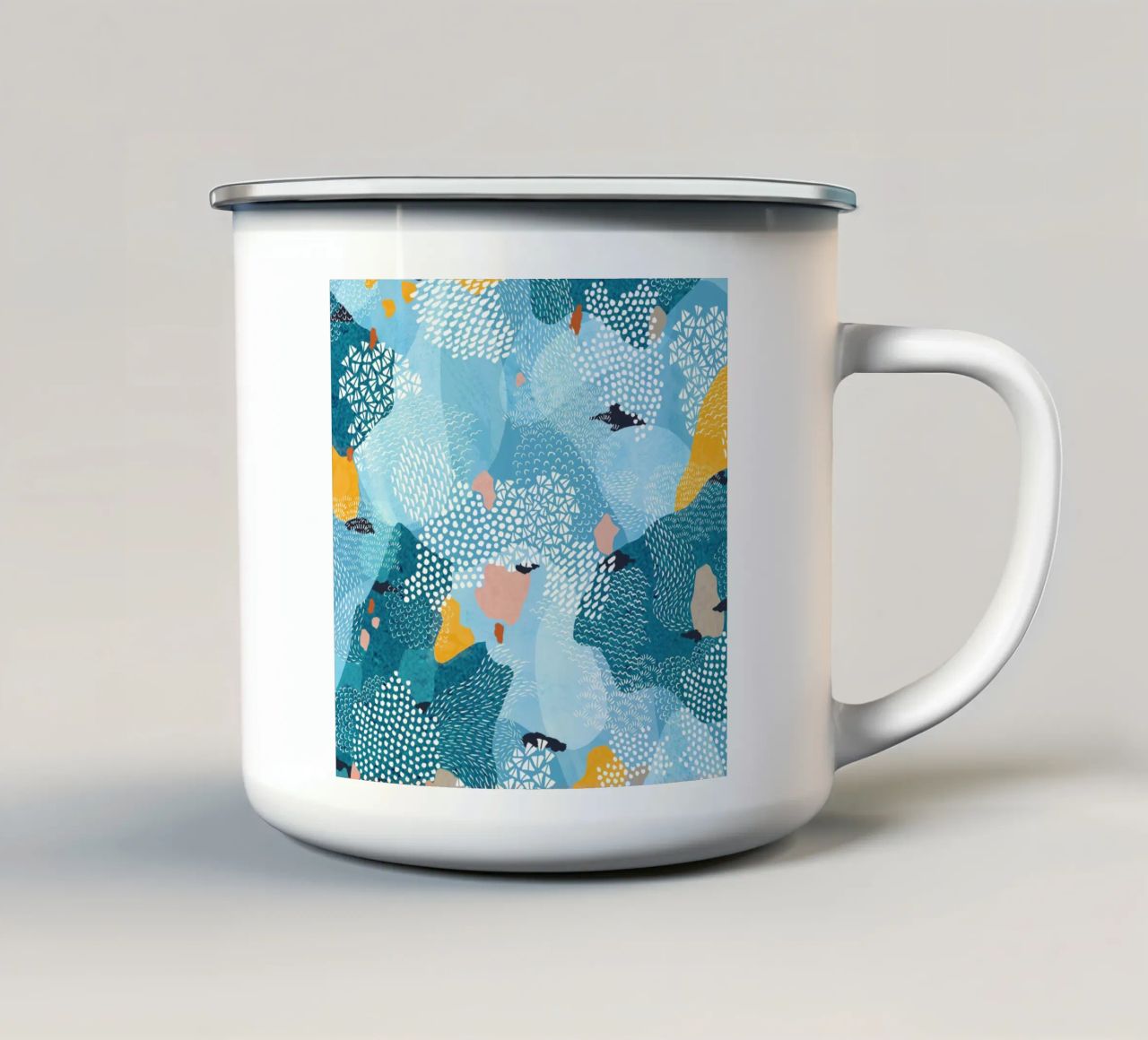 Calma tazza in smalto da Laura O'Connor