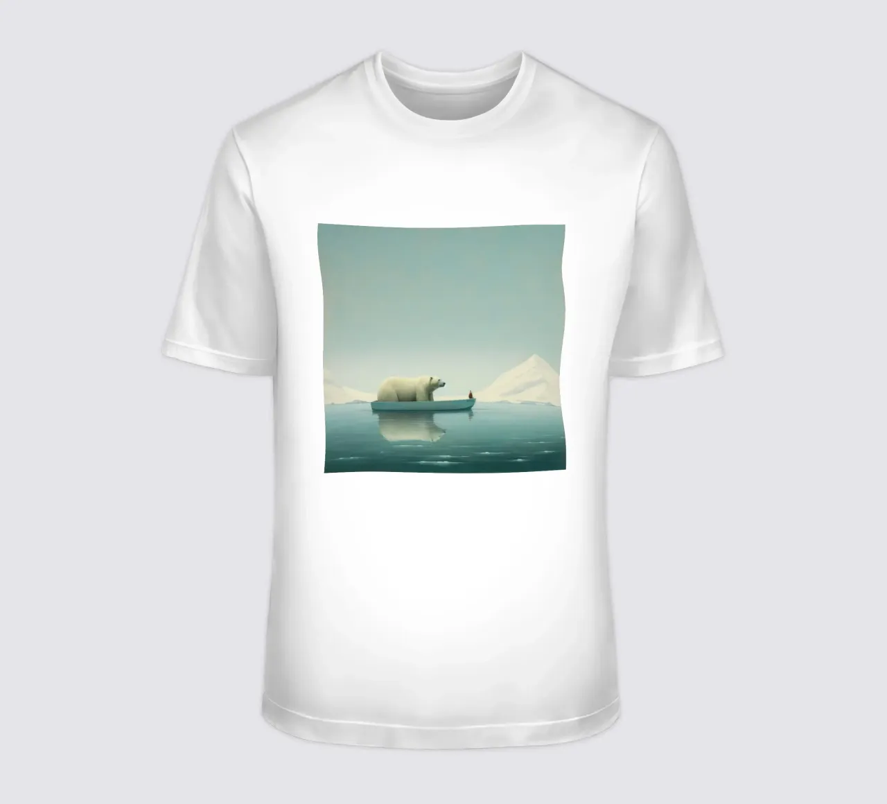 Orso polare minimale 3 t-shirt da Minimal Animal Art