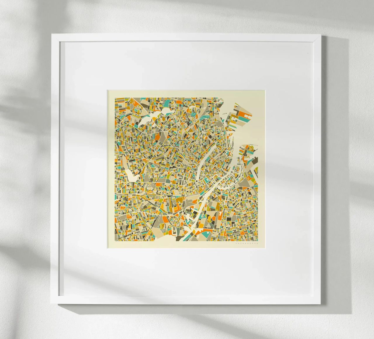 Copenhagen Map poster by Jazzberry Blue