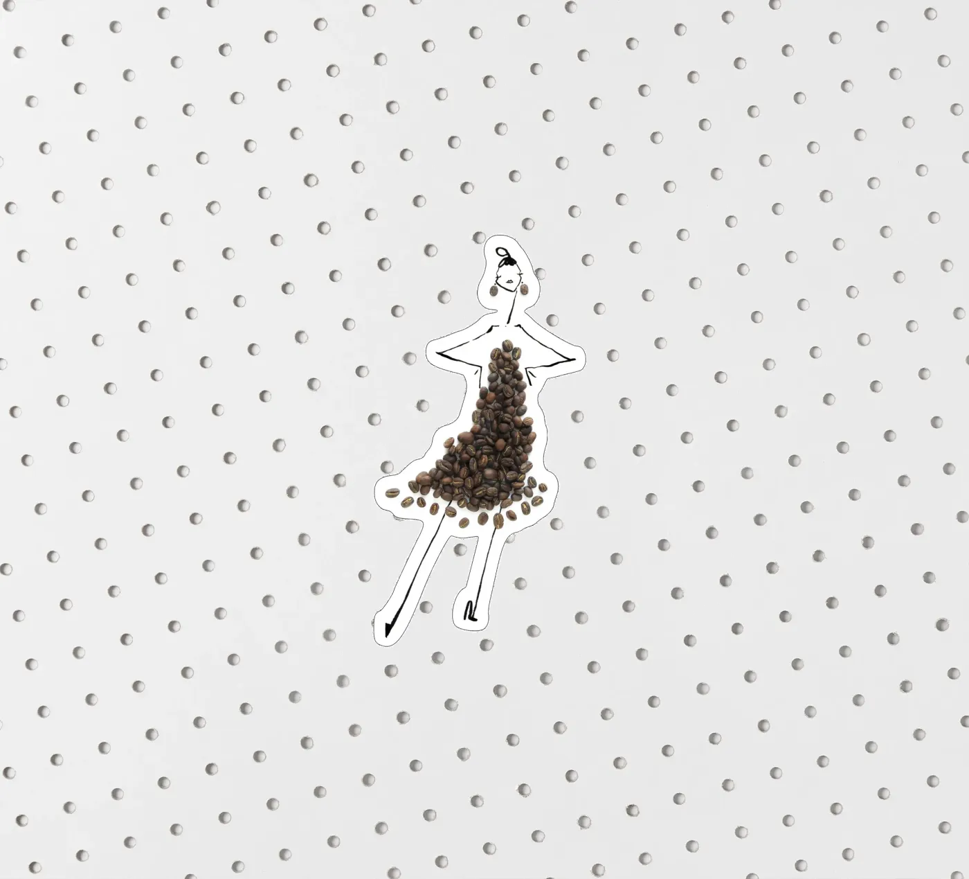 Cafe sticker by Gretchen Roehrs