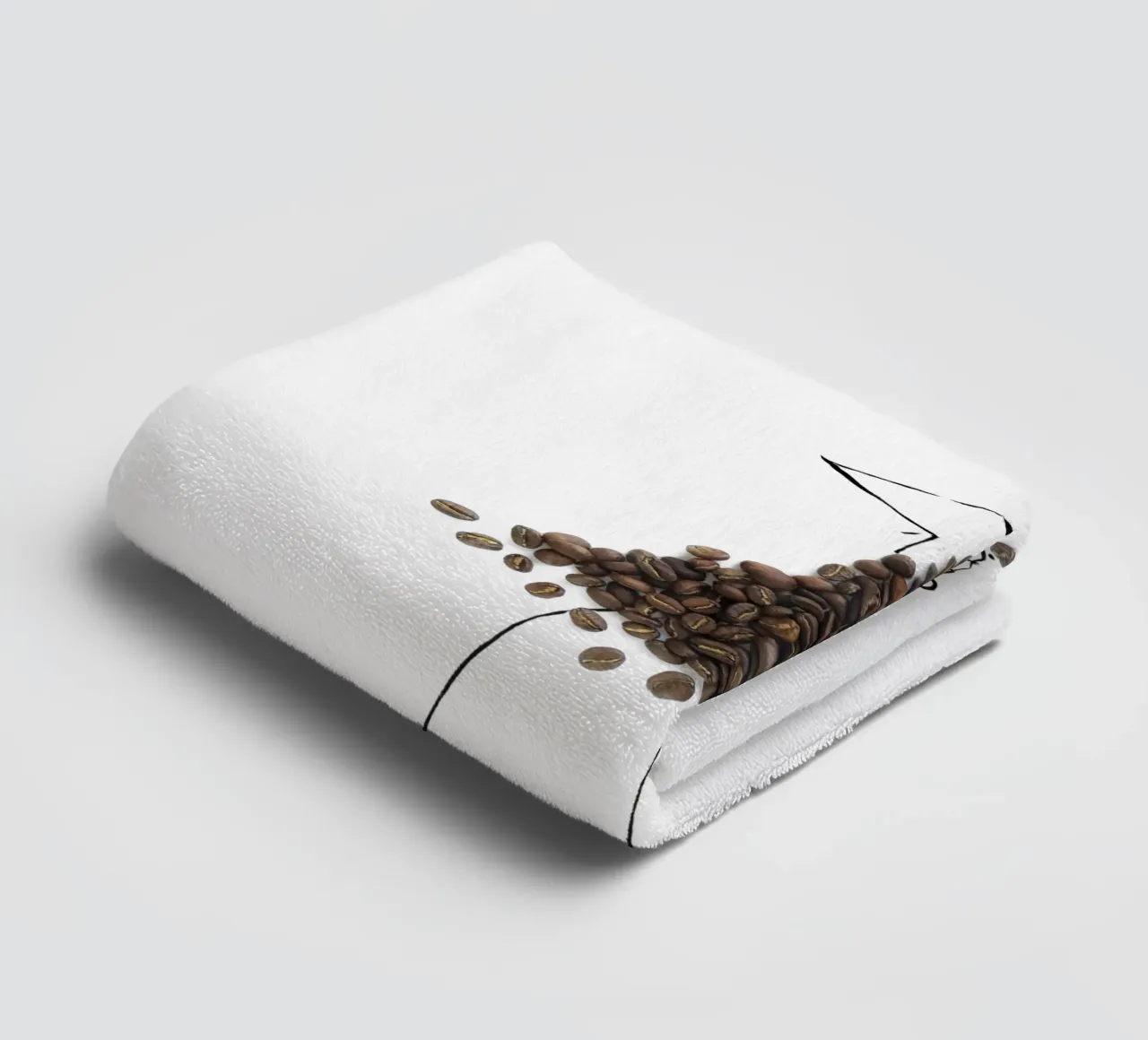 Cafe towel by Gretchen Roehrs