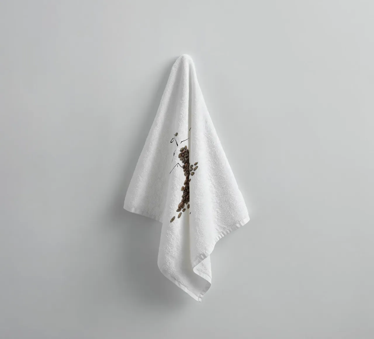Cafe towel by Gretchen Roehrs