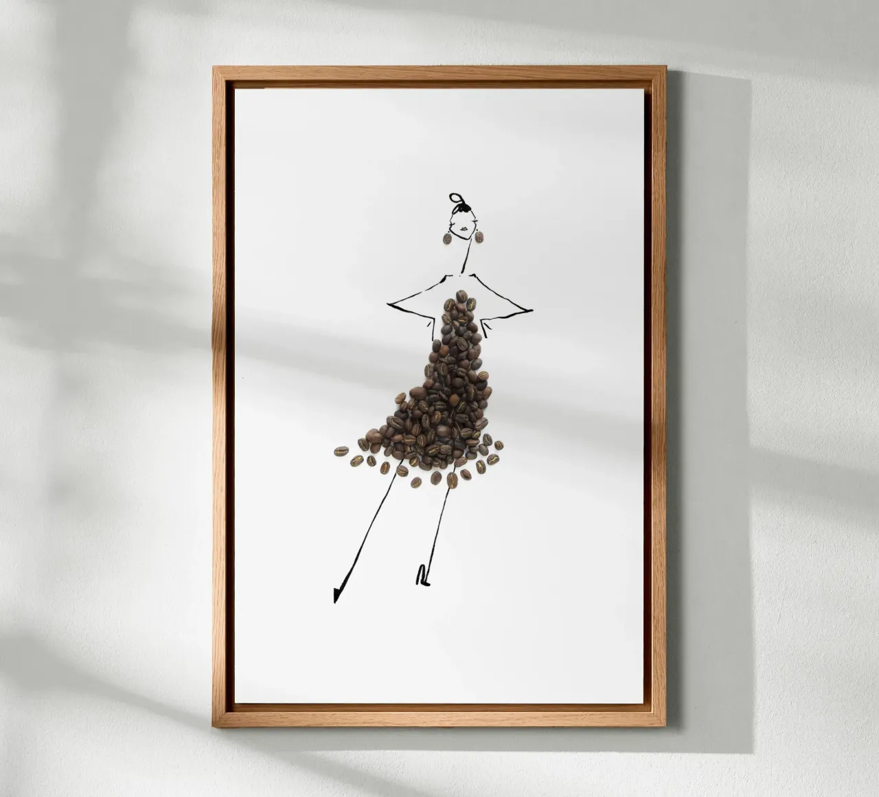 Cafe tela con Cornice a cassetta da Gretchen Roehrs