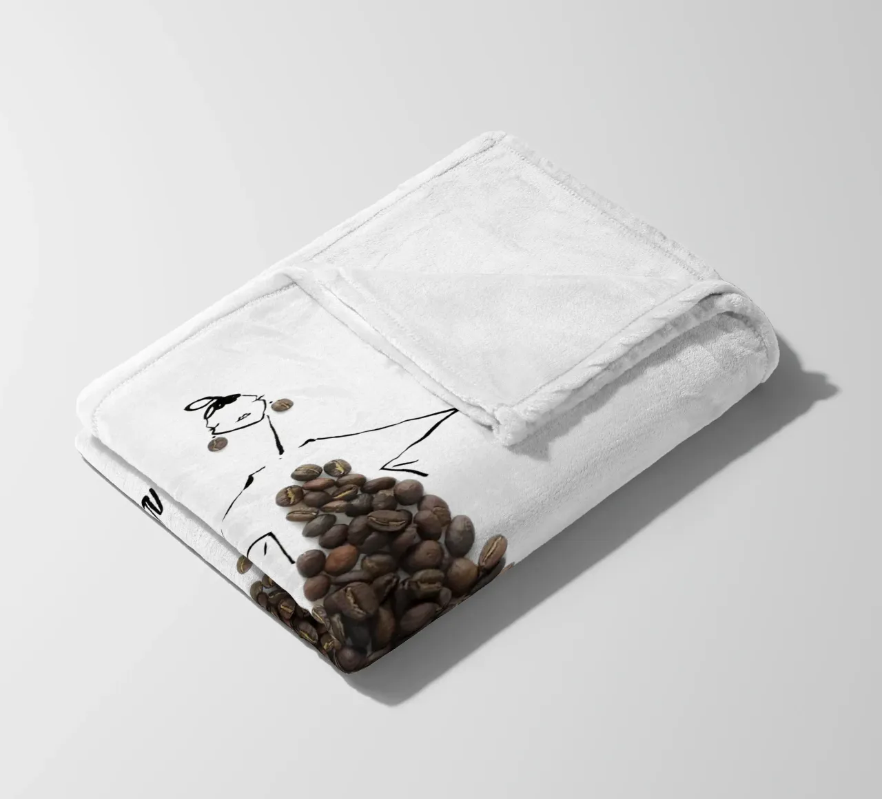 Cafe Fleecedecke von Gretchen Roehrs