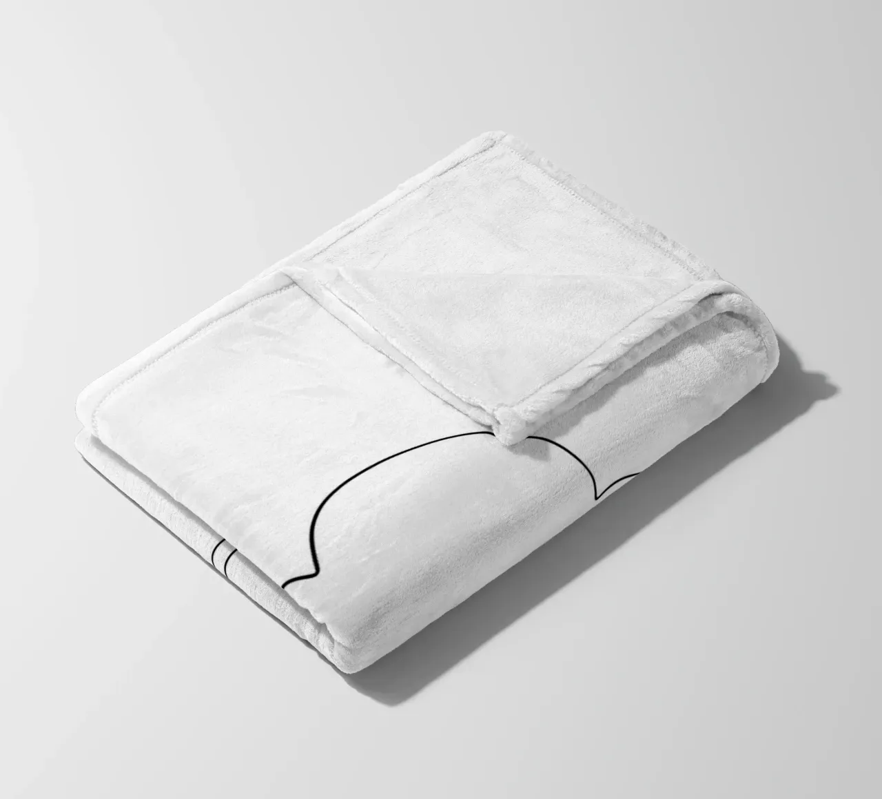Disegno artistico minimalista di una singola linea di nuvole coperta in pile da Viv Line Art