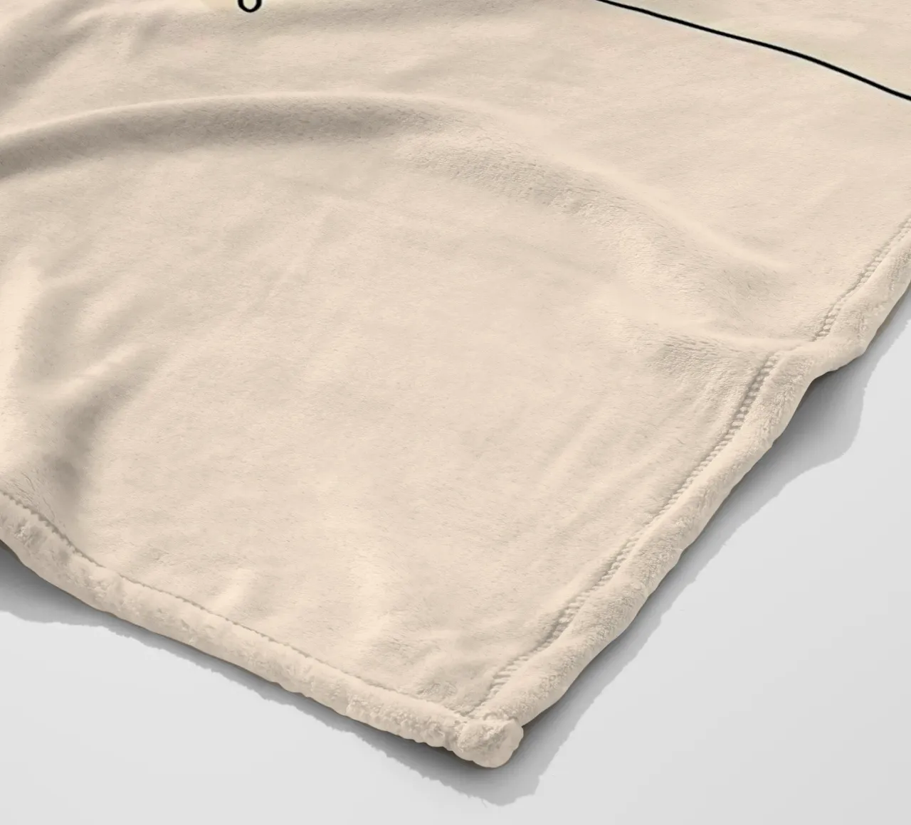 Disegno lineare minimalista di un ragno coperta in pile da Viv Line Art