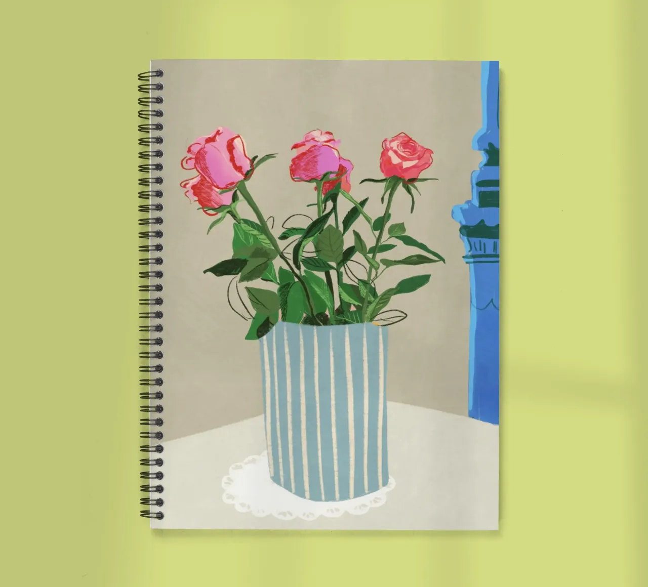 Roses spiral notebook by GigiRosado