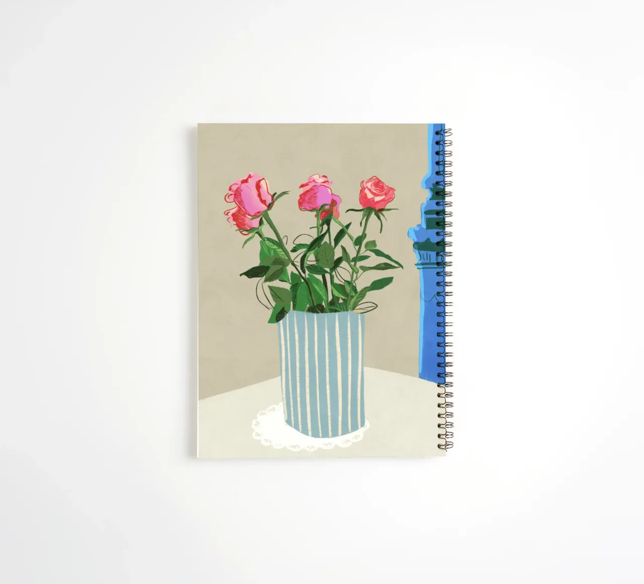 Roses spiral notebook by GigiRosado