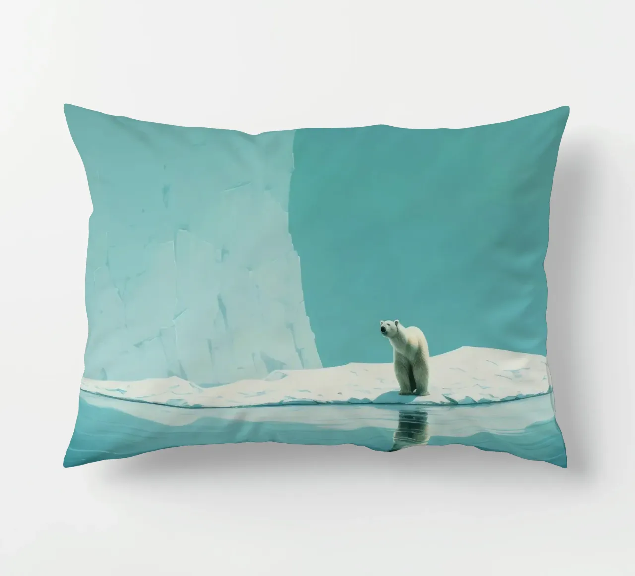 Orso polare minimale 4 cuscino da Minimal Animal Art