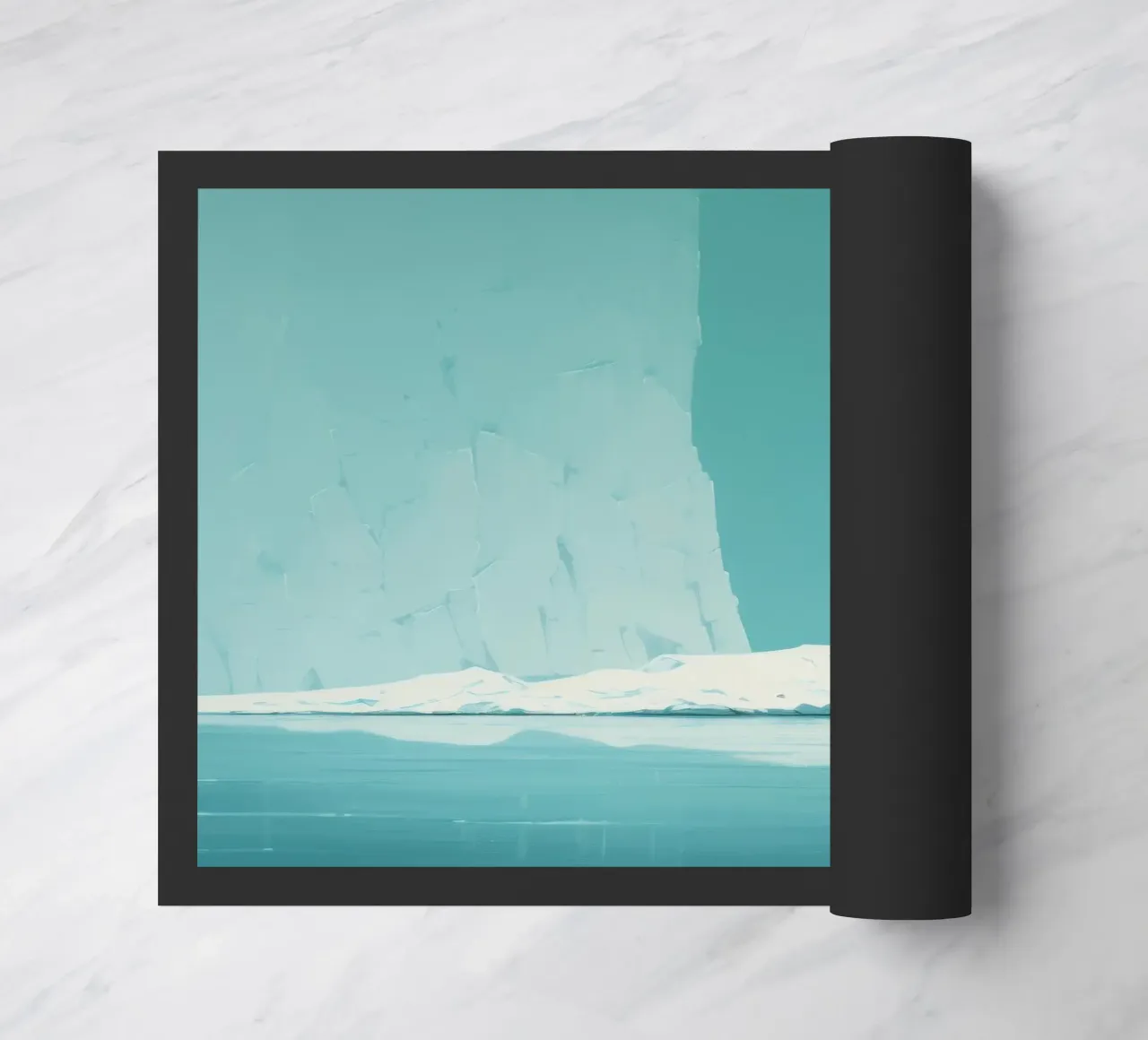 Orso polare minimale 4 zerbino da Minimal Animal Art