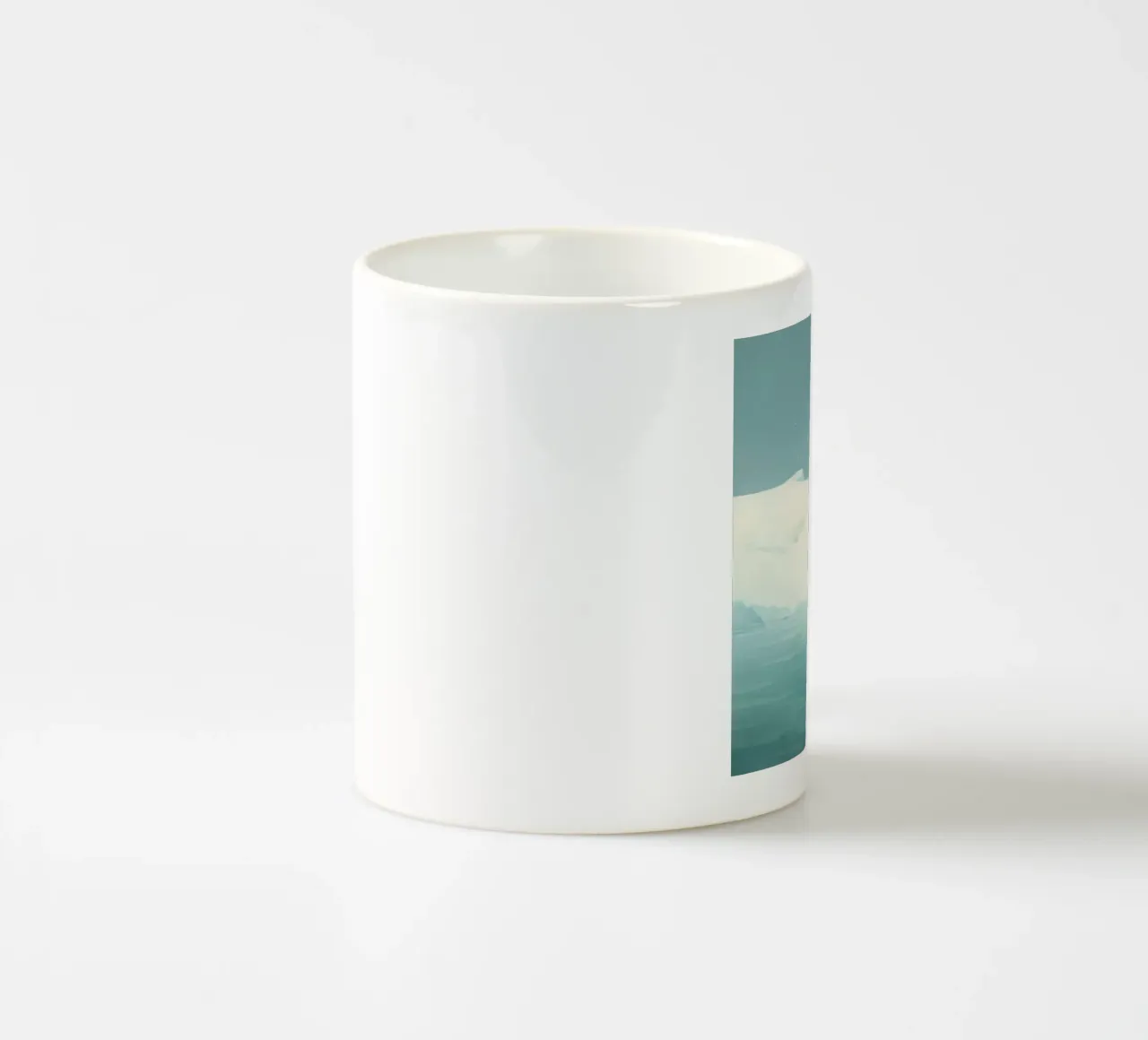 Orso polare minimo 1 tazza in ceramica da Minimal Animal Art