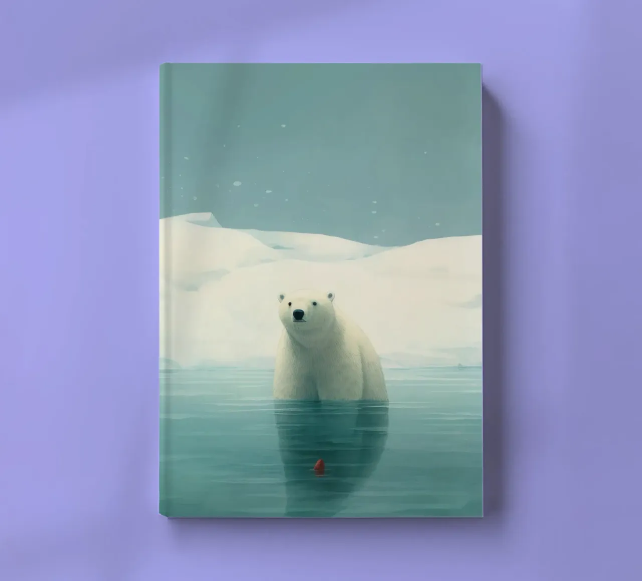 Orso polare minimo 1 diario da Minimal Animal Art