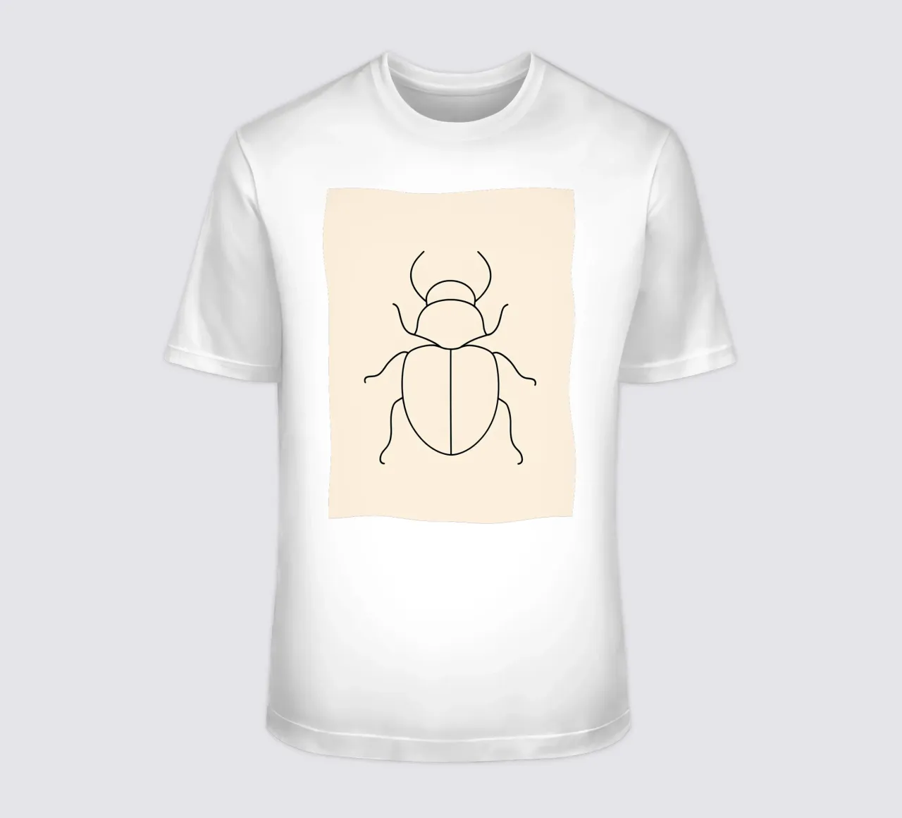 Käfer Minimalist Line Art T-Shirt von Viv Line Art