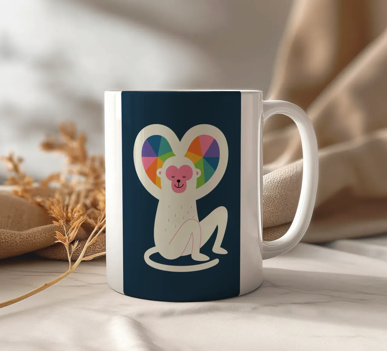 Cuore tazza in ceramica da Andy Westface