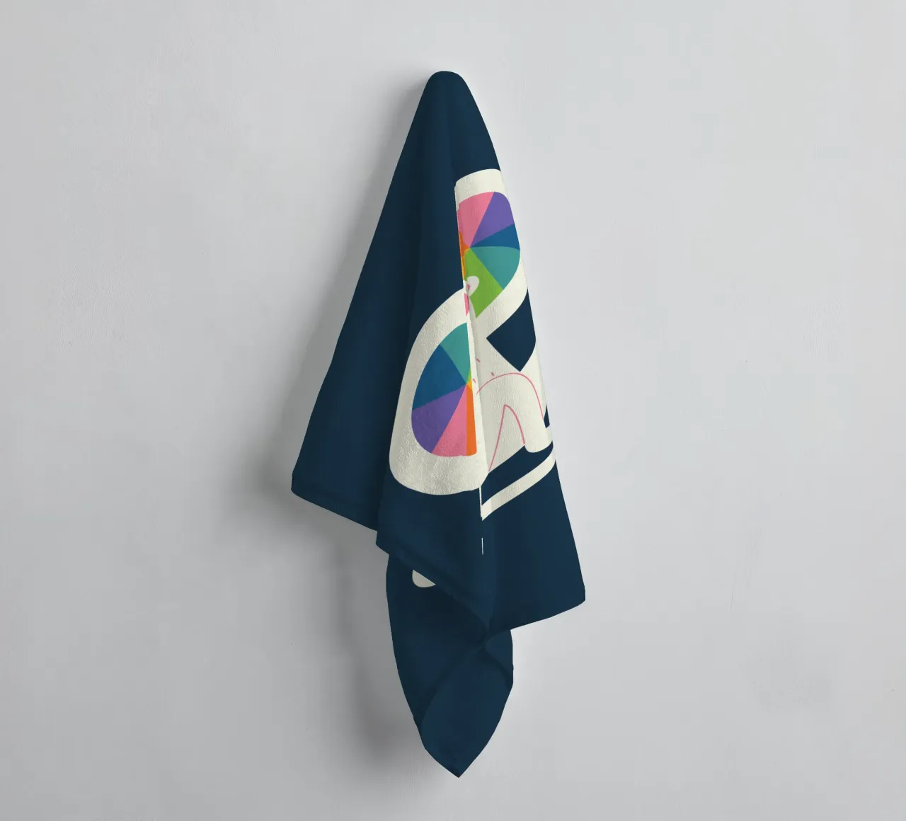 Cuore asciugamano da bagno da Andy Westface