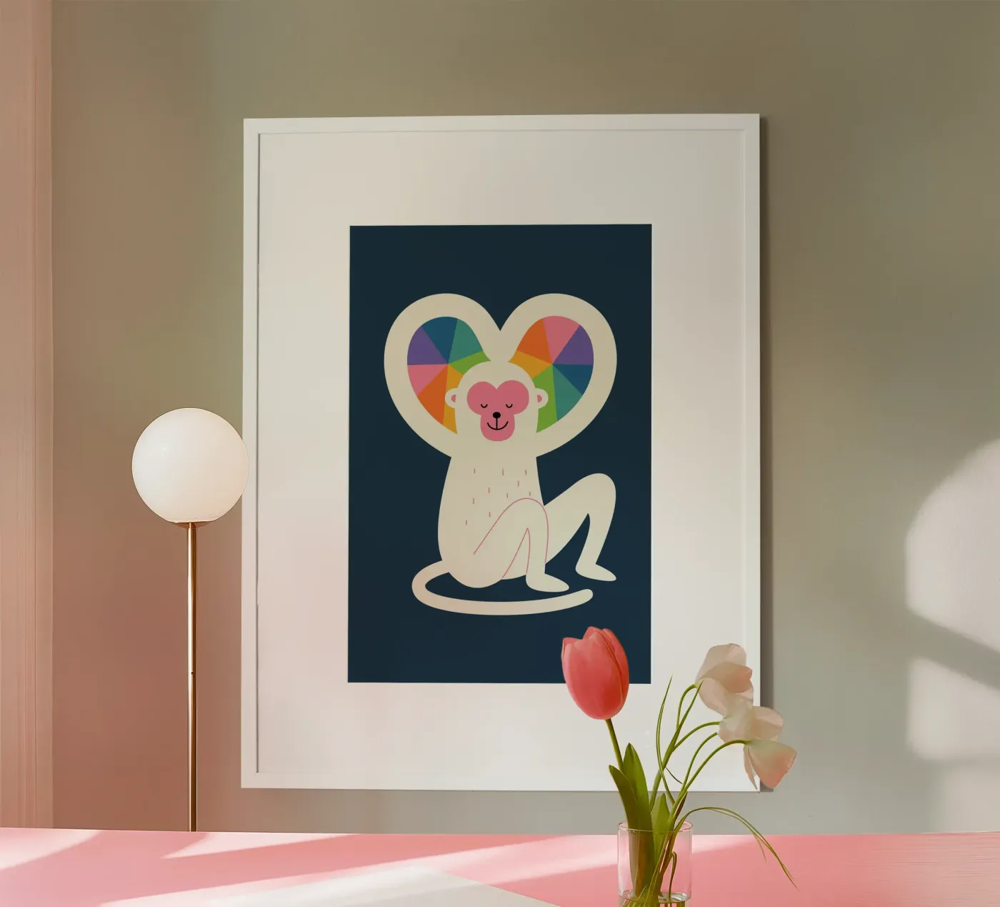 Hart poster van Andy Westface