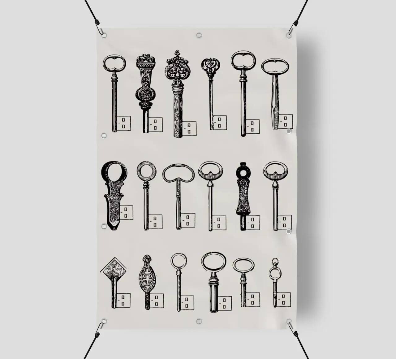 USB keys telo in pvc da Florent Bodart