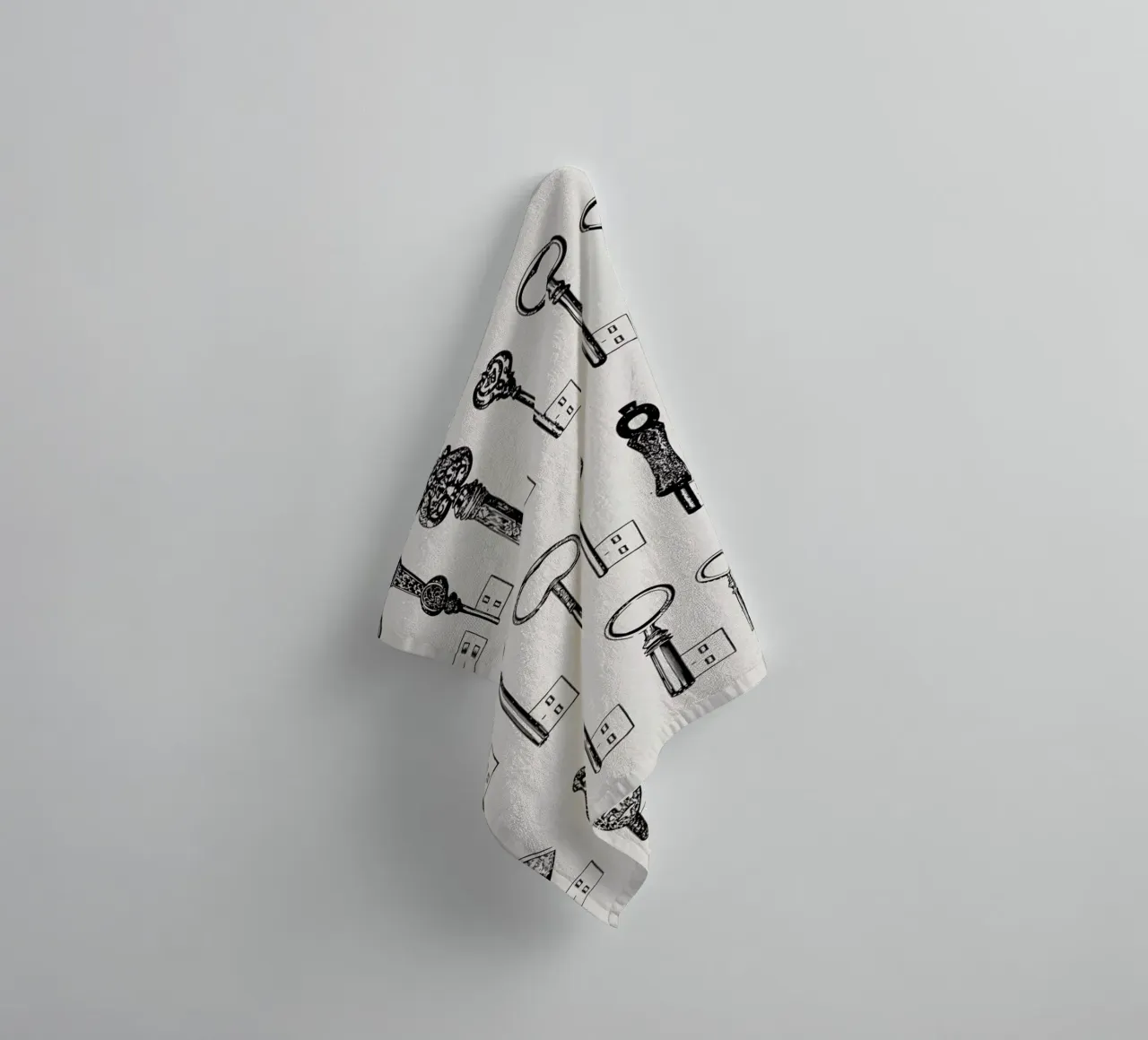USB keys towel by Florent Bodart