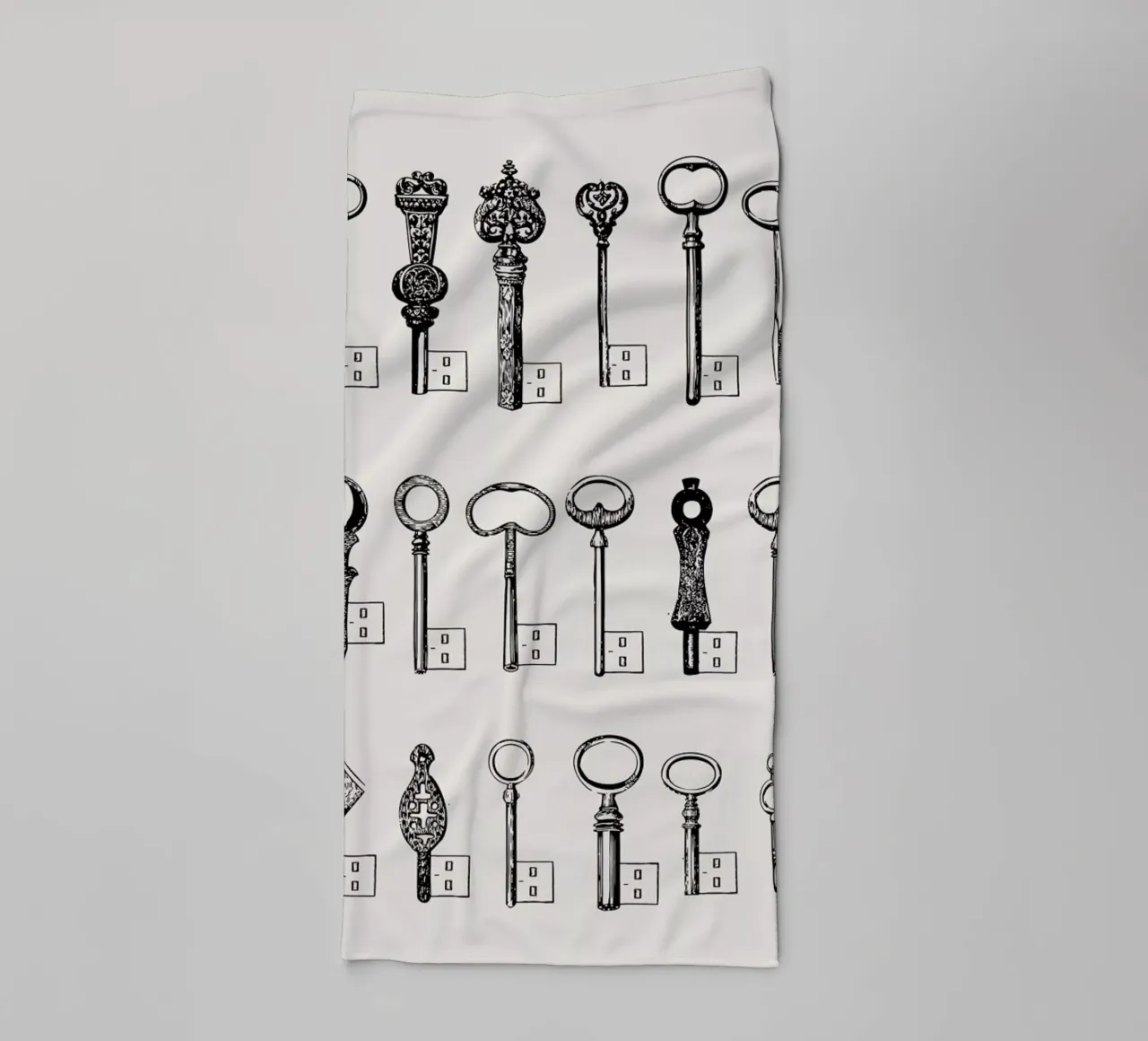 USB keys towel by Florent Bodart