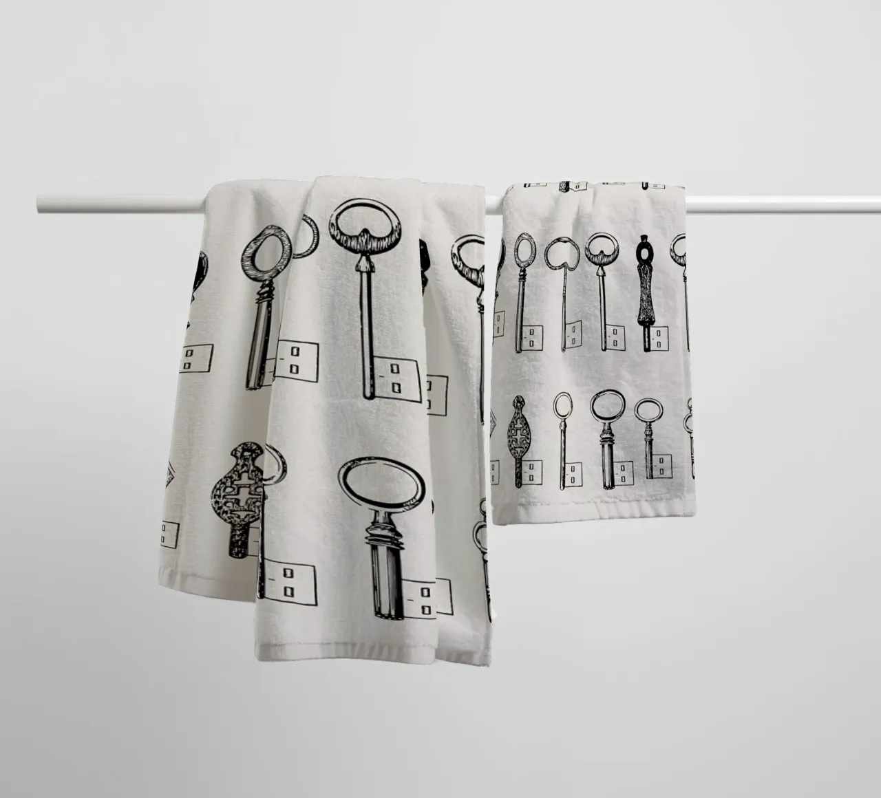 USB keys towel by Florent Bodart